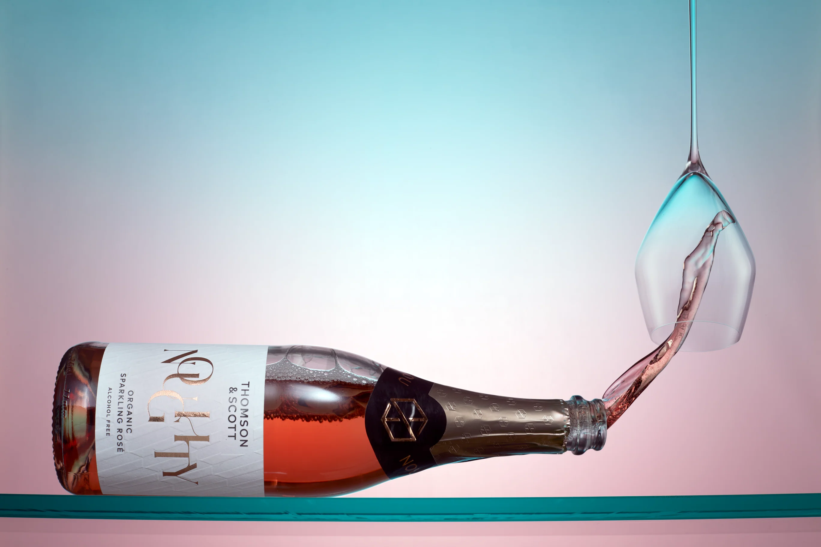 Noughty Non-Alcoholic Sparkling Rosé - Image 6