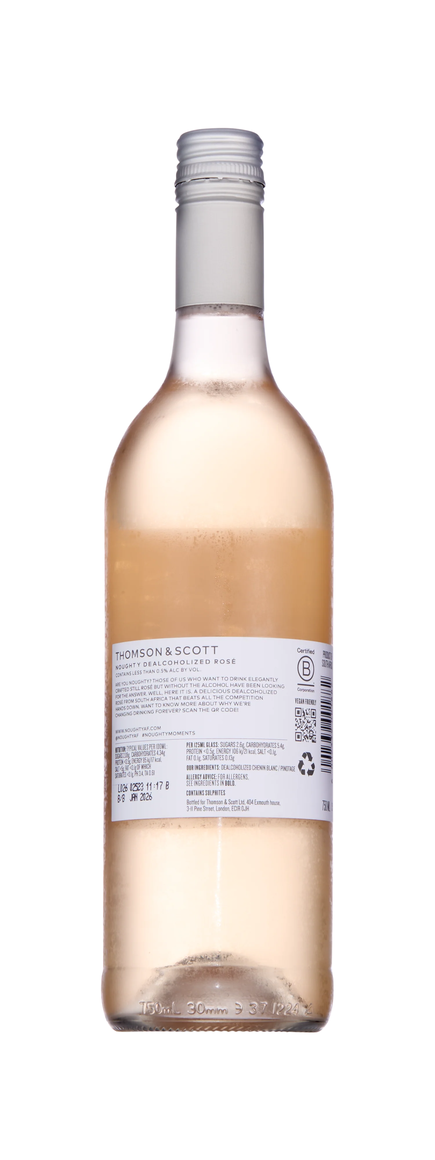 Noughty Non-Alcoholic Rosé - Image 5