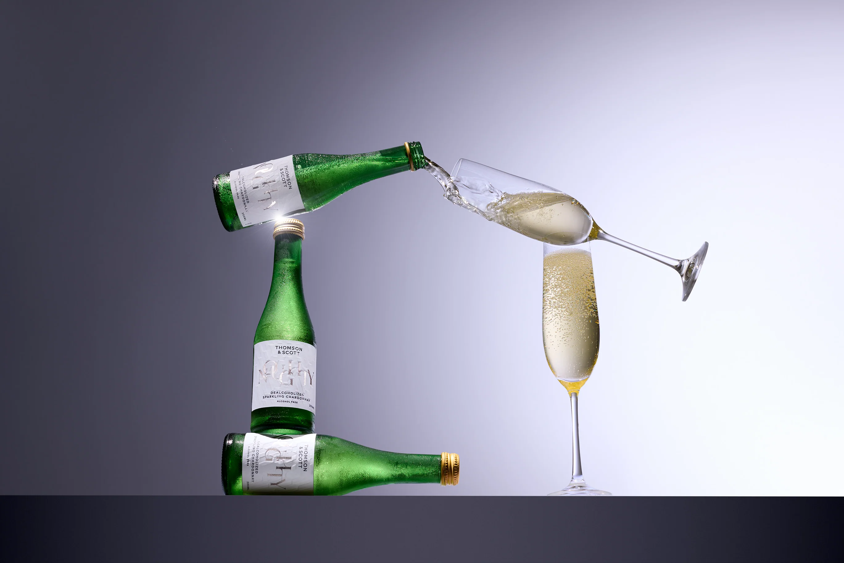 Noughty Sparkling Chardonnay Mini Bottle 200ml (Case of 6) - Image 5